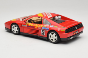 Ferrari 348 TB #5 Monroe Roșu 1989 Bburago 1:18 3039-M1 Metal - imaginea 7 din 8