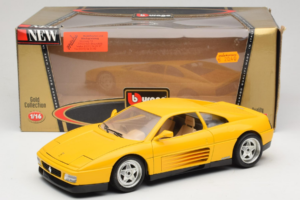 Ferrari 348 TB Galben Replacement Box Bburago 1:18 3039-R2 Metal - imaginea 8 din 8