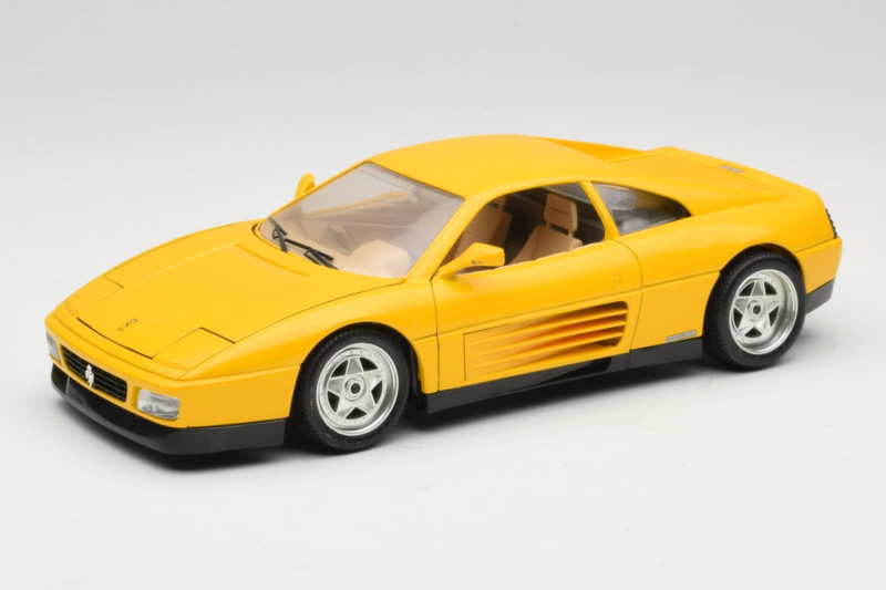 Ferrari 348 TB Galben Replacement Box Bburago 1:18 3039-R2 Metal