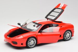 Ferrari 360 Challenge Stradale Roșu Hot Wheels 1:18 C0407 Metal - imaginea 2 din 8