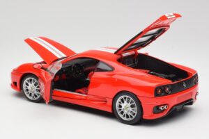 Ferrari 360 Challenge Stradale Roșu Hot Wheels 1:18 C0407 Metal - imaginea 5 din 8