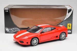 Ferrari 360 Challenge Stradale Roșu Hot Wheels 1:18 C0407 Metal - imaginea 8 din 8