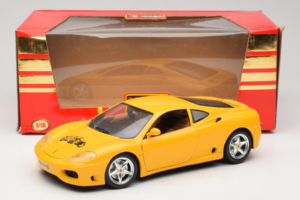 Ferrari 360 Modena 25 Jahre FMC Galben Bburago 1:18 3358-Y1 Metal - imaginea 8 din 8