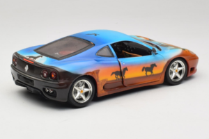 Ferrari 360 Modena Bracio Gotz Running Horses Livery Bburago 1:18 3358-B1 Metal - imaginea 3 din 8