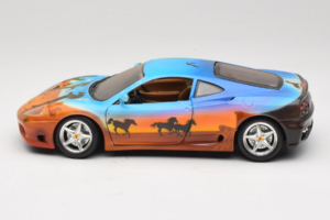 Ferrari 360 Modena Bracio Gotz Running Horses Livery Bburago 1:18 3358-B1 Metal - imaginea 4 din 8