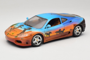 Ferrari 360 Modena Bracio Gotz Running Horses Livery Bburago 1:18 3358-B1 Metal