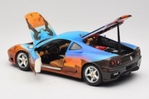 Ferrari 360 Modena Bracio Gotz Running Horses Livery Bburago 1:18 3358-B1 Metal - imaginea 5 din 8