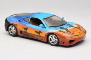 Ferrari 360 Modena Bracio Gotz Running Horses Livery Bburago 1:18 3358-B1 Metal - imaginea 6 din 8