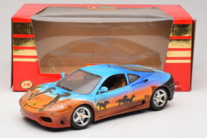 Ferrari 360 Modena Bracio Gotz Running Horses Livery Bburago 1:18 3358-B1 Metal - imaginea 8 din 8