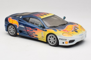 Ferrari 360 Modena Challenge #5 Hot Wheels Purple Fire Livery 1999 Bburago 1:18 29619 Metal - imaginea 6 din 8