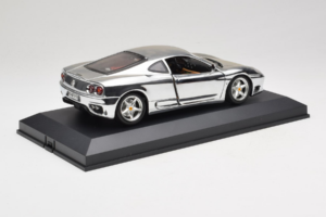 Ferrari 360 Modena Chrome Silver Ediție Limitată Exclusive Cars 1:18 EC004 Metal - imaginea 4 din 9