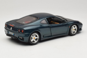 Ferrari 360 Modena Verde Închis Metalizat Bburago 1:18 3358-G2 Metal - imaginea 2 din 7