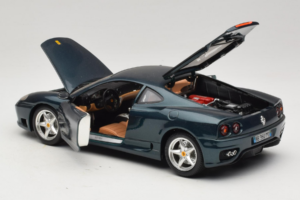 Ferrari 360 Modena Verde Închis Metalizat Bburago 1:18 3358-G2 Metal - imaginea 4 din 7