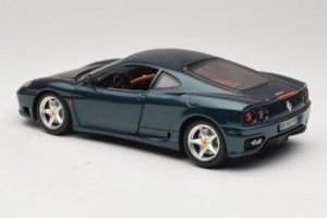 Ferrari 360 Modena Verde Închis Metalizat Bburago 1:18 3358-G2 Metal - imaginea 6 din 7