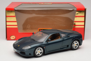 Ferrari 360 Modena Verde Închis Metalizat Bburago 1:18 3358-G2 Metal - imaginea 7 din 7