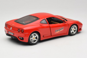 Ferrari 360 Modena Energizer Roșu Bburago 1:18 3358-P3 Metal - imaginea 3 din 8