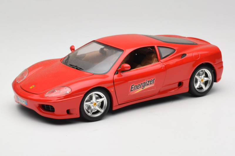 Ferrari 360 Modena Energizer Roșu Bburago 1:18 3358-P3 Metal
