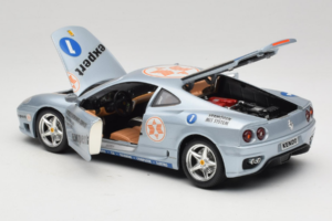 Ferrari 360 Modena Expert #1 Argintiu Bburago 1:18 3348-S1 Metal - imaginea 5 din 8