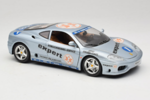 Ferrari 360 Modena Expert #1 Argintiu Bburago 1:18 3348-S1 Metal - imaginea 6 din 8