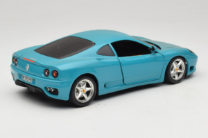 Ferrari 360 Modena Migros Ediție Limitată 333 buc Albastru Bburago 1:18 3358-G1 Metal - imaginea 3 din 8