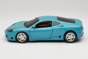 Ferrari 360 Modena Migros Ediție Limitată 333 buc Albastru Bburago 1:18 3358-G1 Metal - imaginea 4 din 8