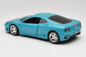 Ferrari 360 Modena Migros Ediție Limitată 333 buc Albastru Bburago 1:18 3358-G1 Metal - imaginea 7 din 8