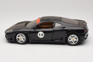 Ferrari 360 Modena #14 Negru Ediție Limitată Bburago 1:18 3368-B1 Metal - imaginea 4 din 8