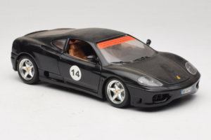 Ferrari 360 Modena #14 Negru Ediție Limitată Bburago 1:18 3368-B1 Metal - imaginea 6 din 8