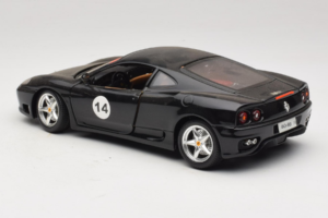 Ferrari 360 Modena #14 Negru Ediție Limitată Bburago 1:18 3368-B1 Metal - imaginea 7 din 8