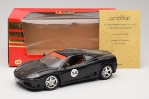 Ferrari 360 Modena #14 Negru Ediție Limitată Bburago 1:18 3368-B1 Metal - imaginea 8 din 8