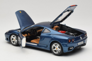 Ferrari 360 Modena #15 Ediție Limitată Albastru Metalizat Bburago 1:18 3358-F1 Metal - imaginea 5 din 8