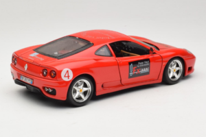 Ferrari 360 Modena Bevro International #4 Ediție Limitată 111 buc Roșu Bburago 1:18 3358-P1 Metal - imaginea 3 din 8