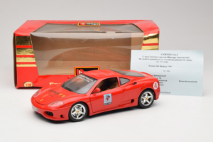 Ferrari 360 Modena Bevro International #4 Ediție Limitată 111 buc Roșu Bburago 1:18 3358-P1 Metal - imaginea 8 din 8