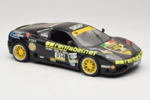 Ferrari 360 Modena Rentabel #314 Gagliardi Negru Bburago 1:18 3378-B1 Metal - imaginea 6 din 8