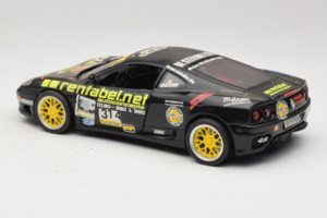 Ferrari 360 Modena Rentabel #314 Gagliardi Negru Bburago 1:18 3378-B1 Metal - imaginea 7 din 8