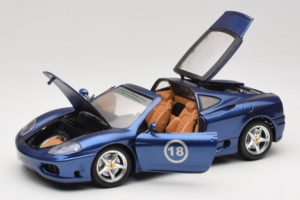Ferrari 360 Modena Targa Ediție Limitată 333 buc Violet Metalizat Bburago 1:18 3348-F1 Metal - imaginea 2 din 8