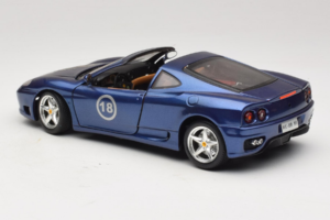 Ferrari 360 Modena Targa Ediție Limitată 333 buc Violet Metalizat Bburago 1:18 3348-F1 Metal - imaginea 7 din 8