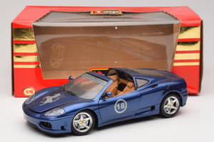 Ferrari 360 Modena Targa Ediție Limitată 333 buc Violet Metalizat Bburago 1:18 3348-F1 Metal - imaginea 8 din 8