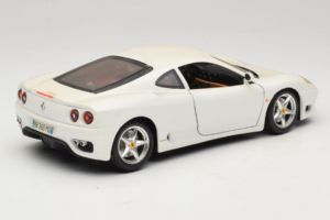 Ferrari 360 Modena Alb Bburago 1:18 3368-W1 Metal - imaginea 3 din 8