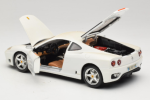 Ferrari 360 Modena Alb Bburago 1:18 3368-W1 Metal - imaginea 5 din 8