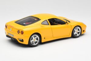 Ferrari 360 Modena Galben Bburago 1:18 3368 Metal - imaginea 3 din 8