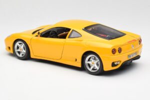 Ferrari 360 Modena Galben Bburago 1:18 3368 Metal - imaginea 7 din 8