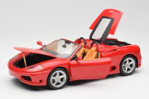 Ferrari 360 Spider Roșu Hot Wheels 1:18 FER129 Metal - imaginea 2 din 8