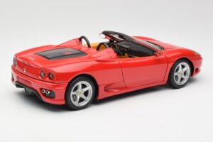 Ferrari 360 Spider Roșu Hot Wheels 1:18 FER129 Metal - imaginea 3 din 8