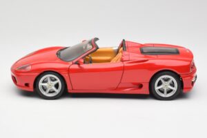 Ferrari 360 Spider Roșu Hot Wheels 1:18 FER129 Metal - imaginea 4 din 8
