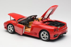 Ferrari 360 Spider Roșu Hot Wheels 1:18 FER129 Metal - imaginea 5 din 8