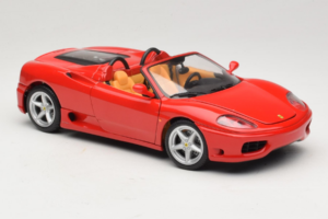 Ferrari 360 Spider Roșu Hot Wheels 1:18 27774-M1 Metal - imaginea 6 din 8