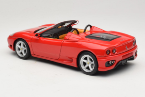 Ferrari 360 Spider Roșu Hot Wheels 1:18 27774-M1 Metal - imaginea 7 din 8