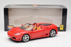 Ferrari 360 Spider Roșu Hot Wheels 1:18 FER129 Metal - imaginea 8 din 8