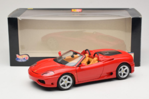 Ferrari 360 Spider Roșu Hot Wheels 1:18 27774-M1 Metal - imaginea 8 din 8